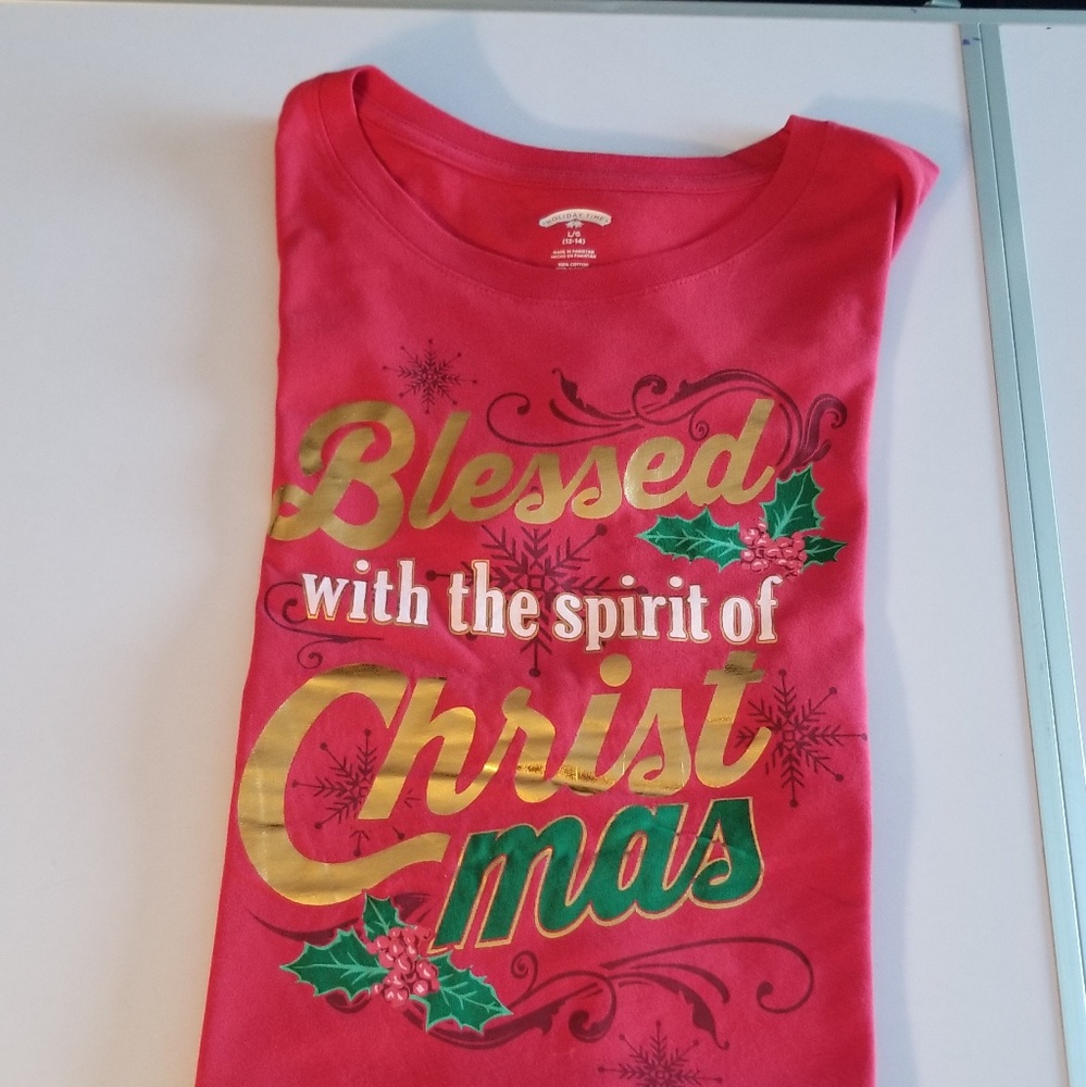 Blessed with the spirit of Christmas tshirt